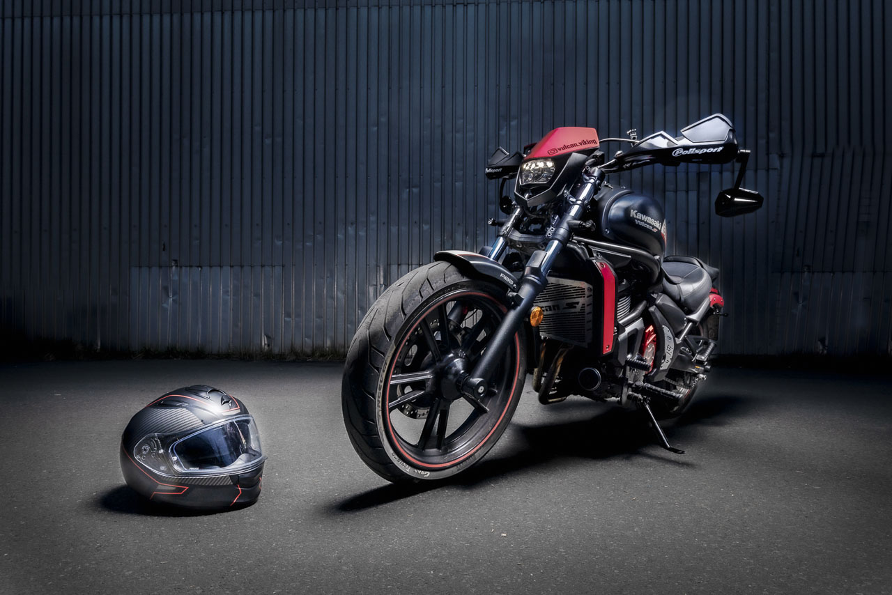 Motorrad shooting Farbe